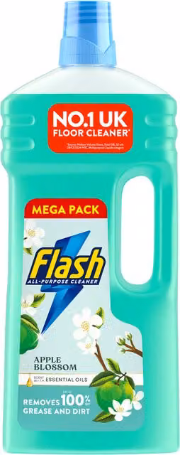Flash All Purpose Liquid Floor Cleaner in Apple Blossom Green