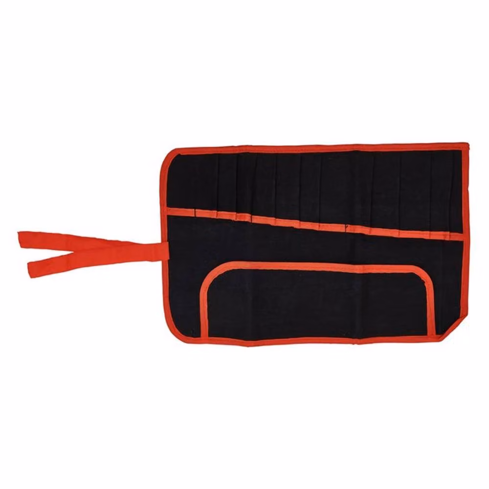 VOGREX Roll Up Canvas Tool Bag with 12 Pockets in Black – 2