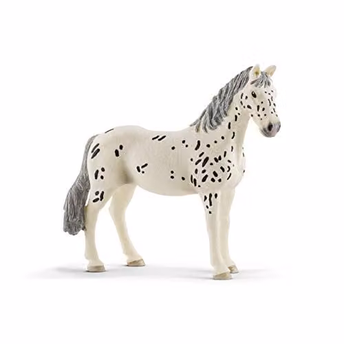 Schleich Horse Club Knabstrupper Mare Toy Figurine, White and Multicolour