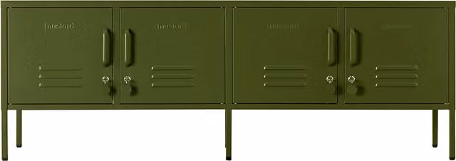 Mustard Made Freestanding Cabinet in Green, W/D/H: 40 x 40 x 162 cm