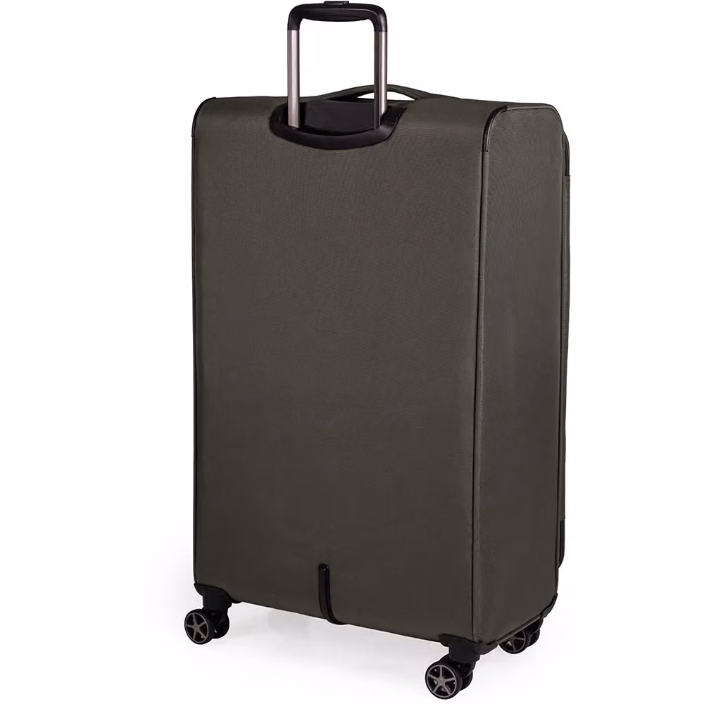 Gino Ferrari Omis Premium Lightweight Soft Shell Suitcase in Green, Medium Size – 2
