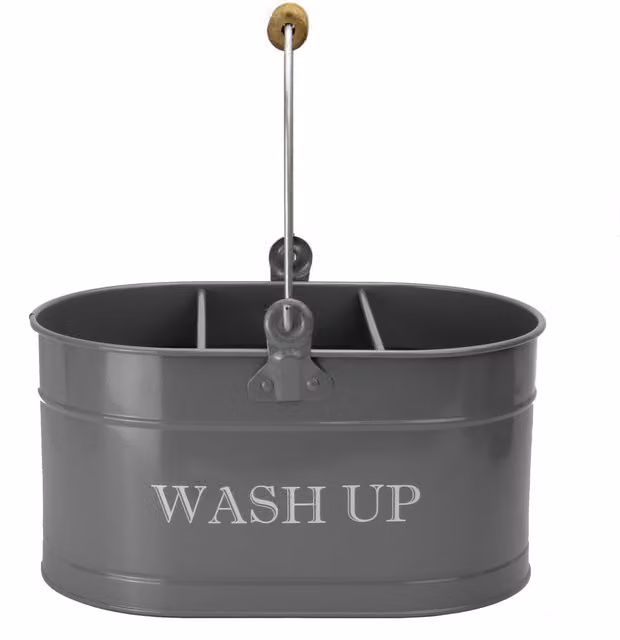 Maison & White Metal Cleaning Caddy in Grey