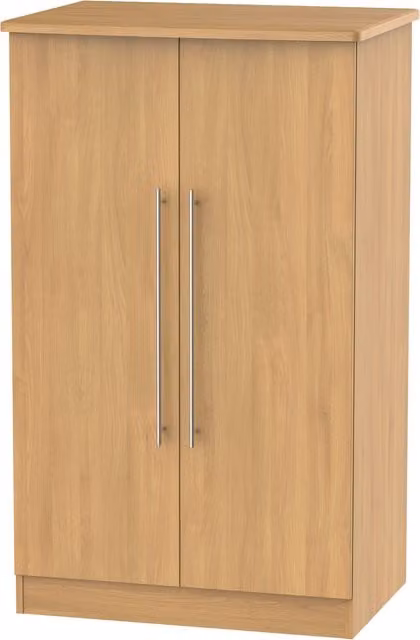 Ready Assembled 2 U Carlton 2 Door Midi Wardrobe in Natural
