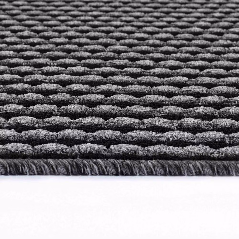 Desire Rugs Eden Non-Slip Washable Indoor Doormat in Anthracite Grey, W: 90 cm x L: 150 cm – 3