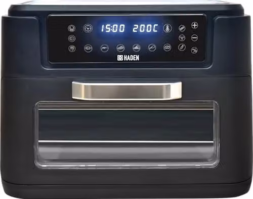 Haden 12L Digital Air Fryer in Black, 2400W with Hot Air Function and Dishwasher Safe Parts