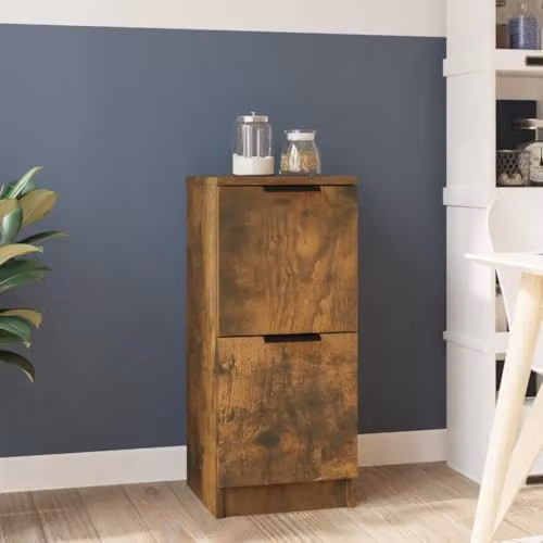 vidaXL Sideboard in Brown MDF, W/D/H: 30 x 30 x 70 cm – 2