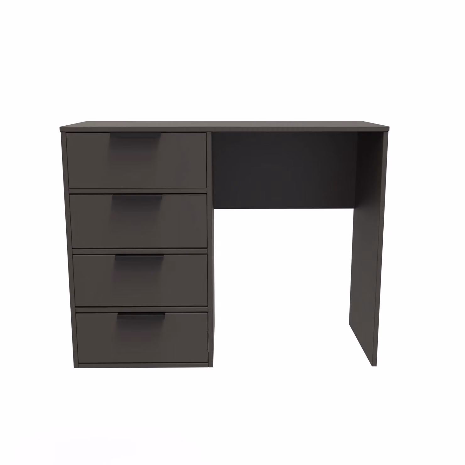 Ready Assembled 2 U Fuji 4 Drawer Vanity in Dark Grey – 2