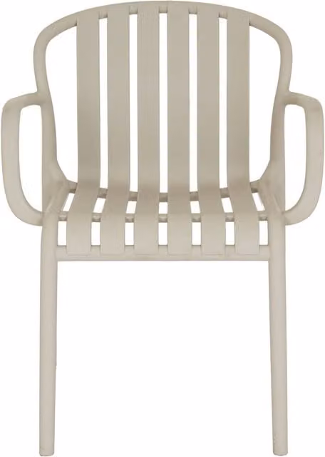 KDMK Axis Carver Dining Chair with Armrests in Putty Grey
