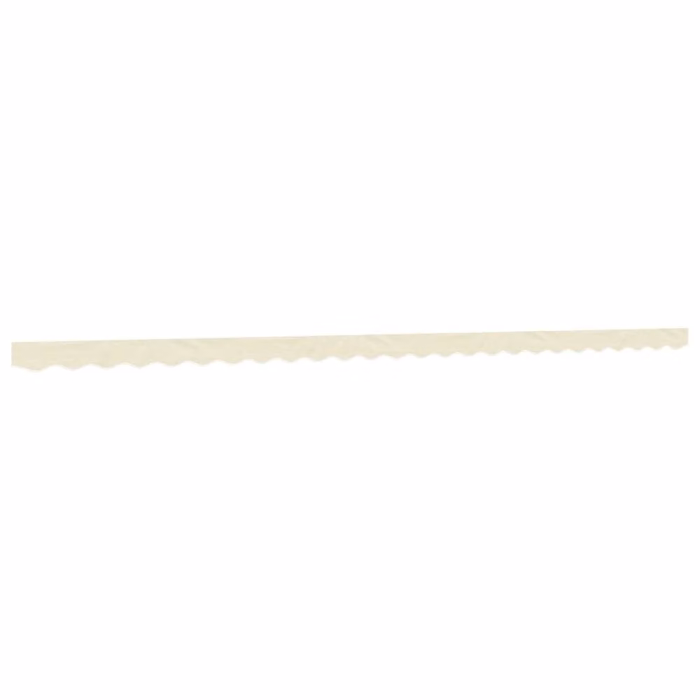 Berkfield Home Replacement Awning Valance Fabric in Cream Stripe Polyester, 6 m – 2
