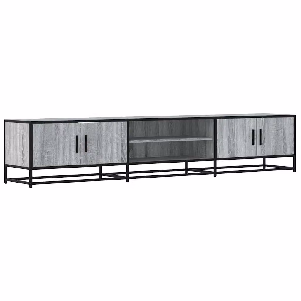Berkfield Home Grey Sonoma TV Cabinet in Engineered Wood W/D/H: 210 x 35 x 41 cm – 2