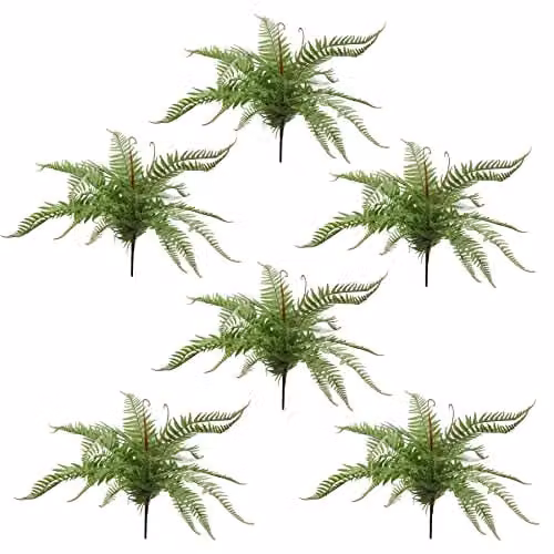 Leaf Design Green Artificial Hanging Plants Multipack