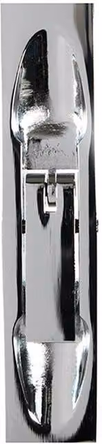 Loops Polished Chrome Stainless Steel Concealed Lever Action Flush Door Bolt – 2