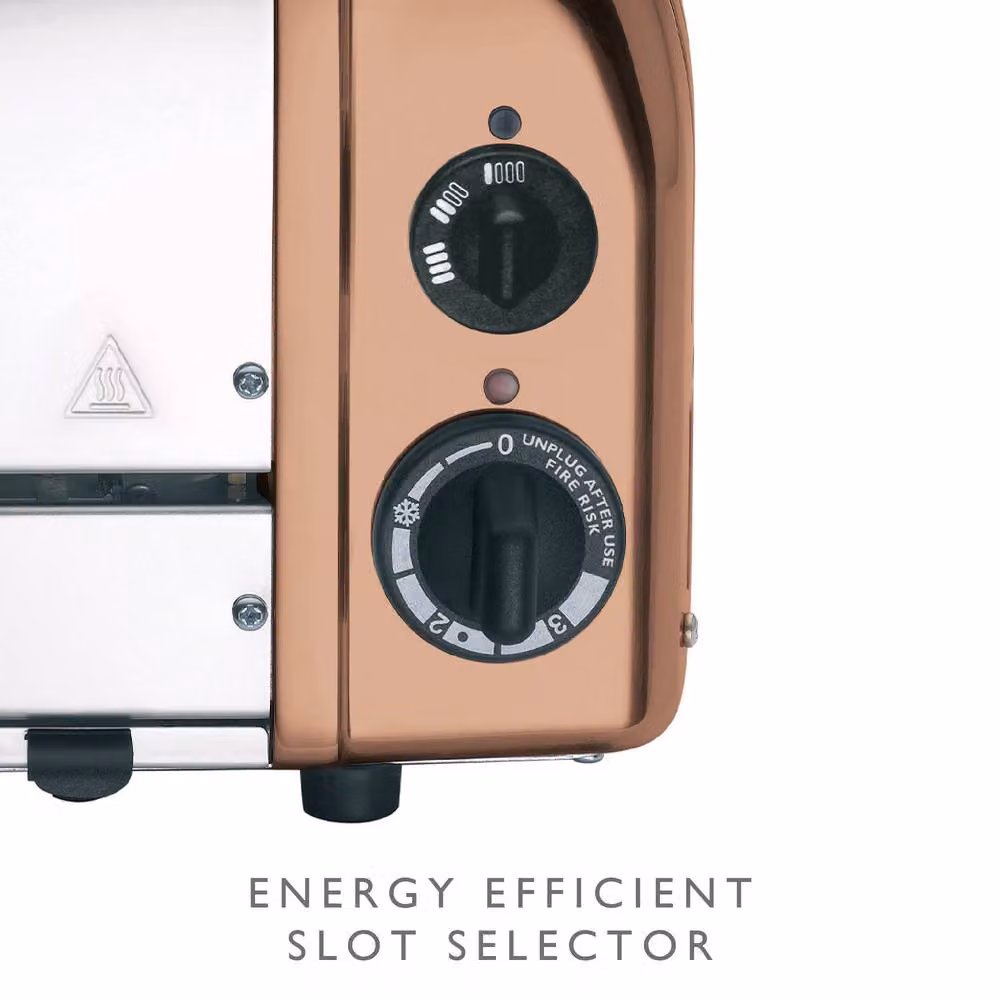 Dualit Classic 4 Slot Metal Toaster in Copper and Bronze with Timer – 5