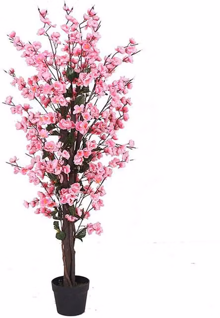 Leaf Design UK 120cm Artificial Pink Blossom Tree