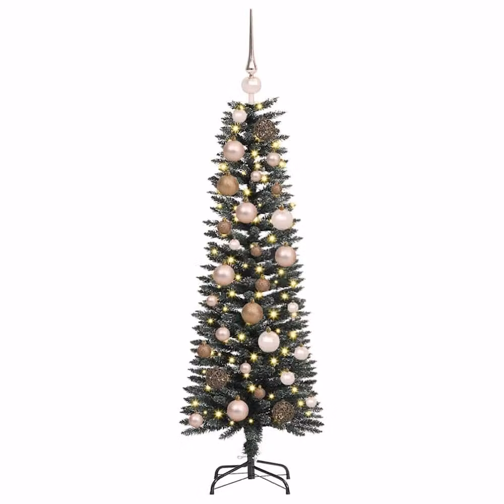 Berkfield Home Artificial Christmas Tree with Stand, Green, H x W x D: 120 x 40.5 x 40.5 cm – 3