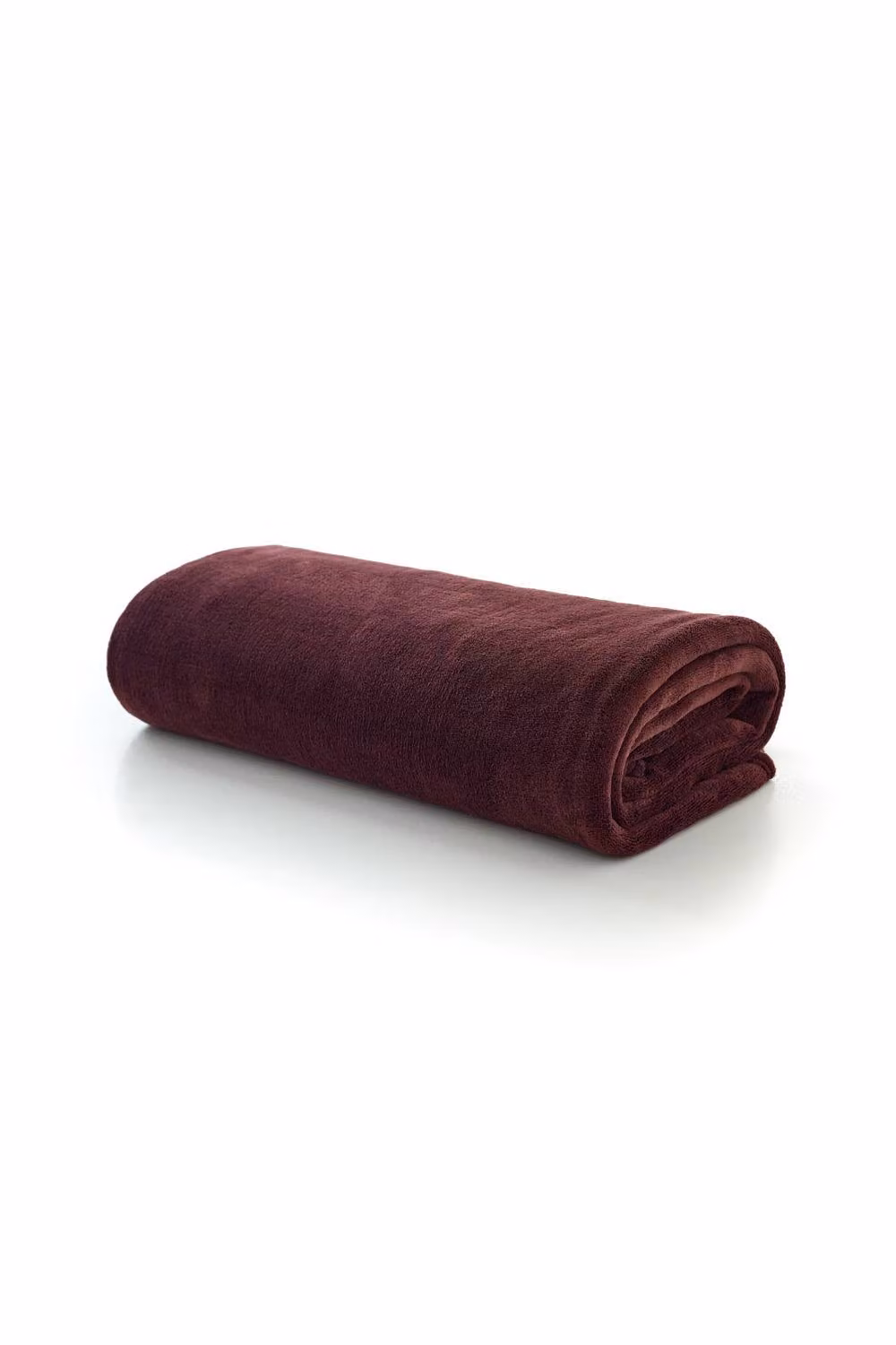 Deyongs Snuggle Touch Super Soft Solid Colour Fleece Throw in Wine, W: 140 cm, L: 180 cm – 2