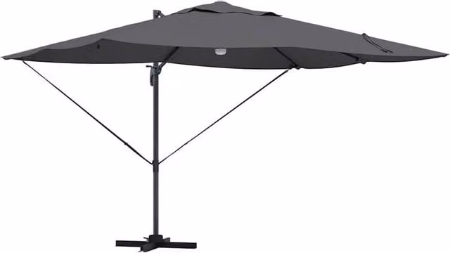 Berkfield Home Cantilever Umbrella in Anthracite Grey Polyester – 1