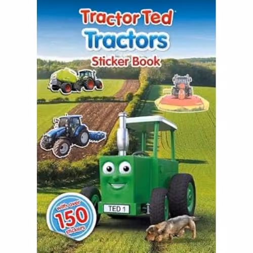 Tractor Ted Tractors Sticker Book with over 150 stickers in multicolour