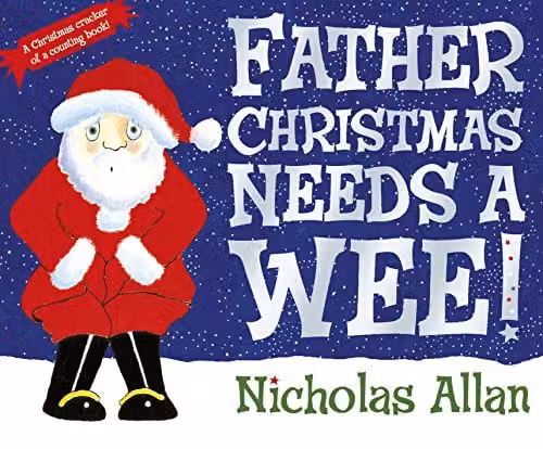 Red Fox Father Christmas Needs a Wee Multicolour Paper Product