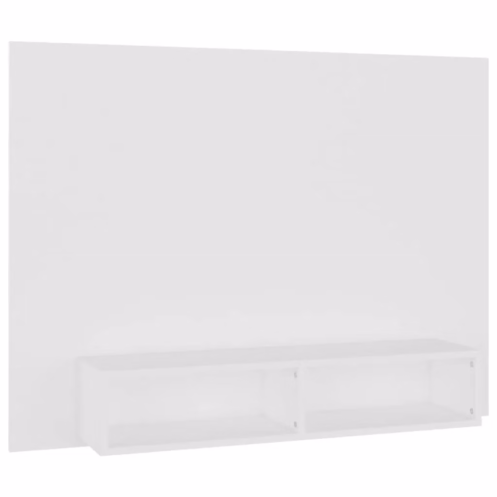 Berkfield Home Wall Mounted TV Cabinet in White, W/D/H: 120 x 23.5 x 90 cm – 2
