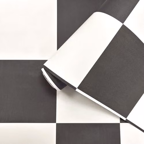 Holden Decor Modern Abstract Checked Wallpaper for Childrens Bedrooms in Anthracite and White – 2