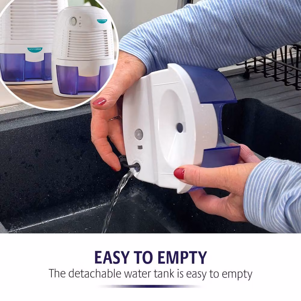 Bergstrom Compact Electric Dehumidifier in White and Multicolour – 6