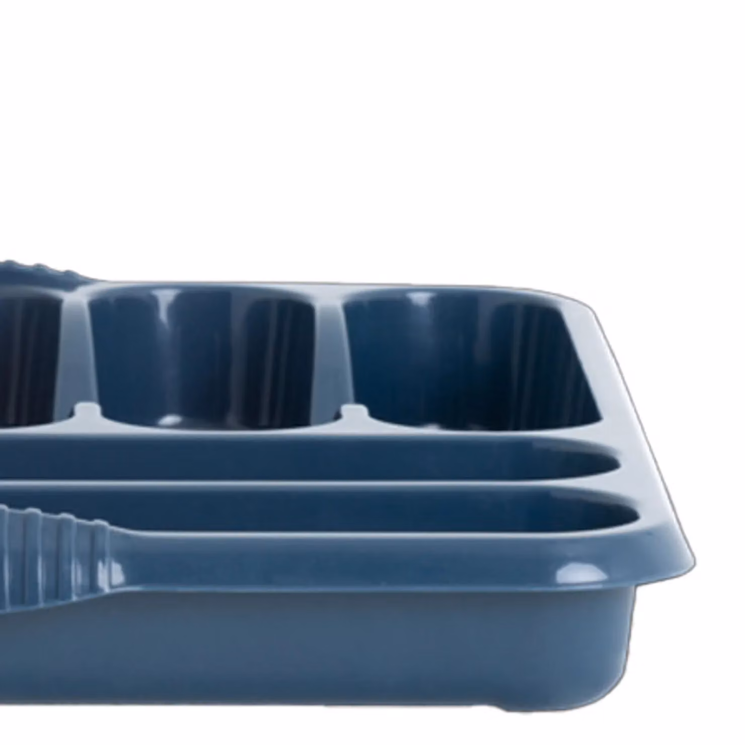 Universal Textiles Casa Cutlery Tray with Compartments in Blue – 2