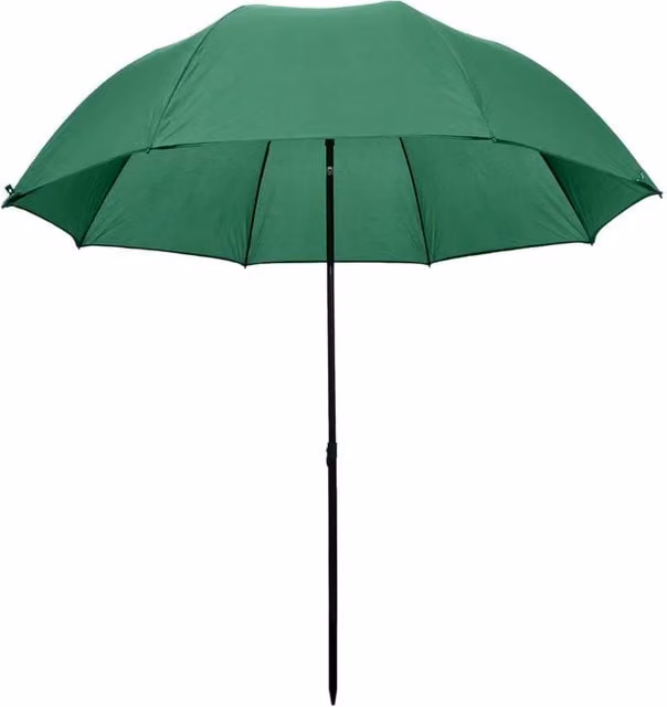 Berkfield Home Durable Fishing Umbrella in Green, W: 240 cm, D: 210 cm – 1