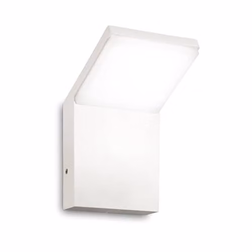 Netlighting Style Ideal Lux LED Single Outdoor Wall Light White IP54