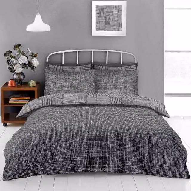 GAVENO CAVAILIA Ryder Single Printed Duvet Cover in Grey and Multicolour