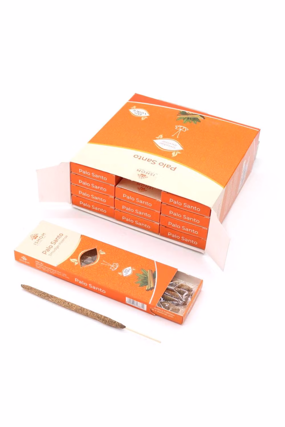 KDMD Ishom Smudge Incense Sticks Palo Santo for Relaxation and Meditation in Orange – 2