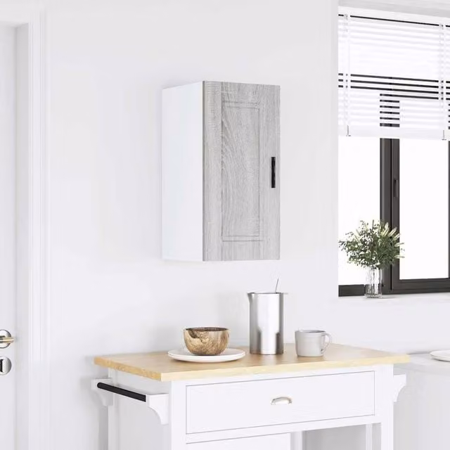 Berkfield Home Porto Grey Sonoma Kitchen Wall Cabinet