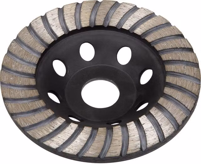 Loops 115mm Diamond Angle Grinding Disc for Stone and Concrete with 22mm Bore in Grey – 1