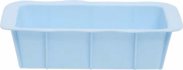 Orsina Non-Stick Silicone Rectangular Loaf Tin, Blue, W: 15 cm, D: 7 cm, H: 7 cm