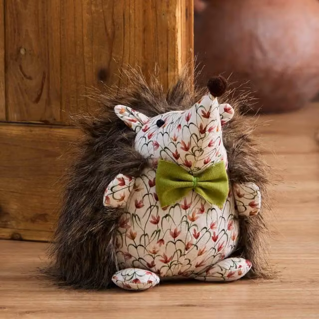 Voyage Maison Henrietta Hedgehog Multicolour Floral Textile Door Stop