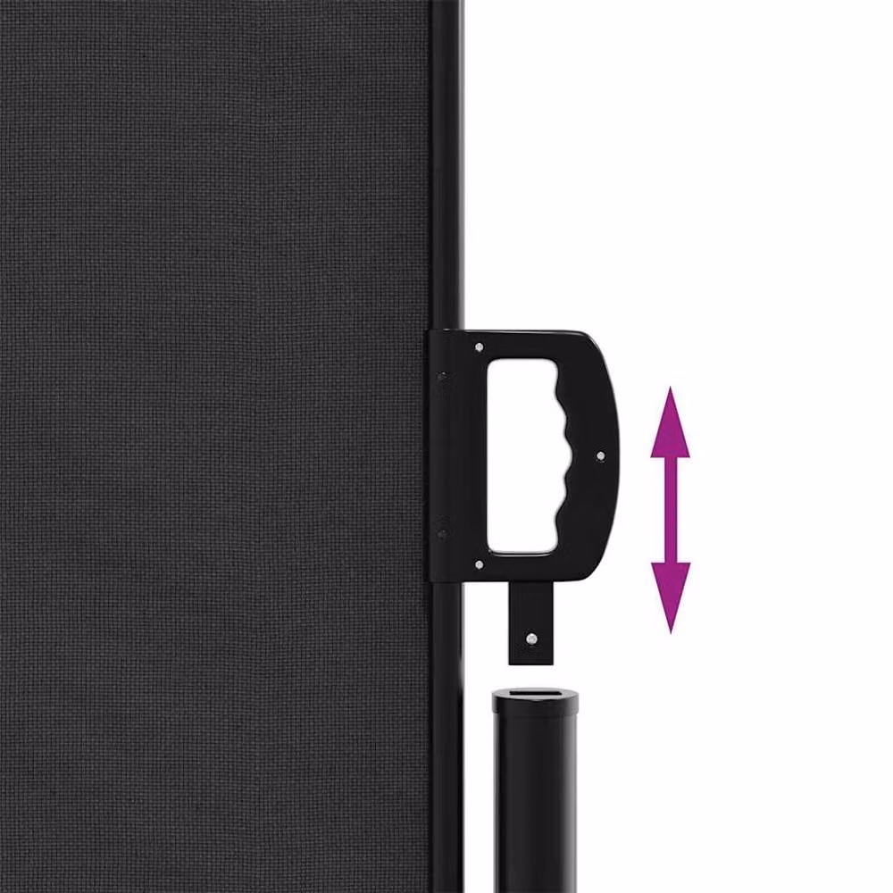 Berkfield Home Retractable Single Side Awning in Black, W/H: 300 x 140 cm – 5