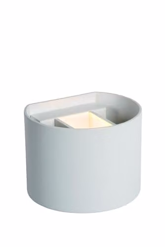 Lucide AXI White LED Up and Down Bathroom Wall Spotlight with Adjustable Beam Angle and IP54 Rating – 1