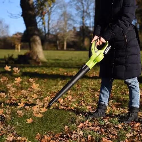 Garden Gear 12V Cordless Leaf Blower in Green with 2000mAh Rechargeable Battery and Charger – 2