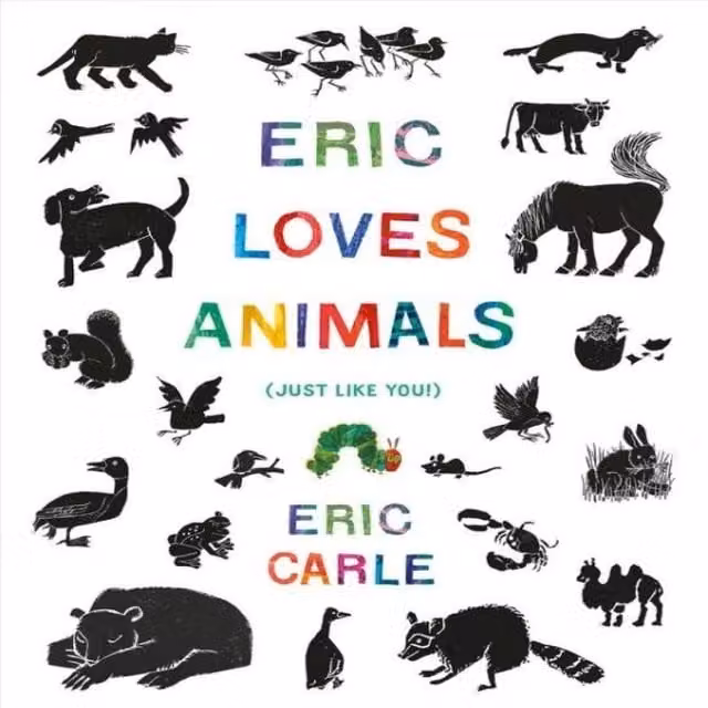 Eric Carle Eric Loves Animals Multicolour Hardback Paper Book