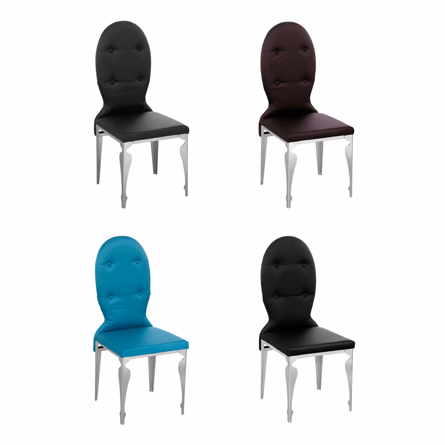 Interiors by Premier Modern Purple Fabric Upholstered Dining Chair – 3