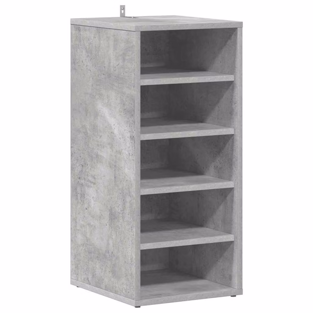 Berkfield Home 2-Piece Shoe Cabinet Set in Concrete Grey, W/D/H: 31.5 x 35 x 70 cm – 3