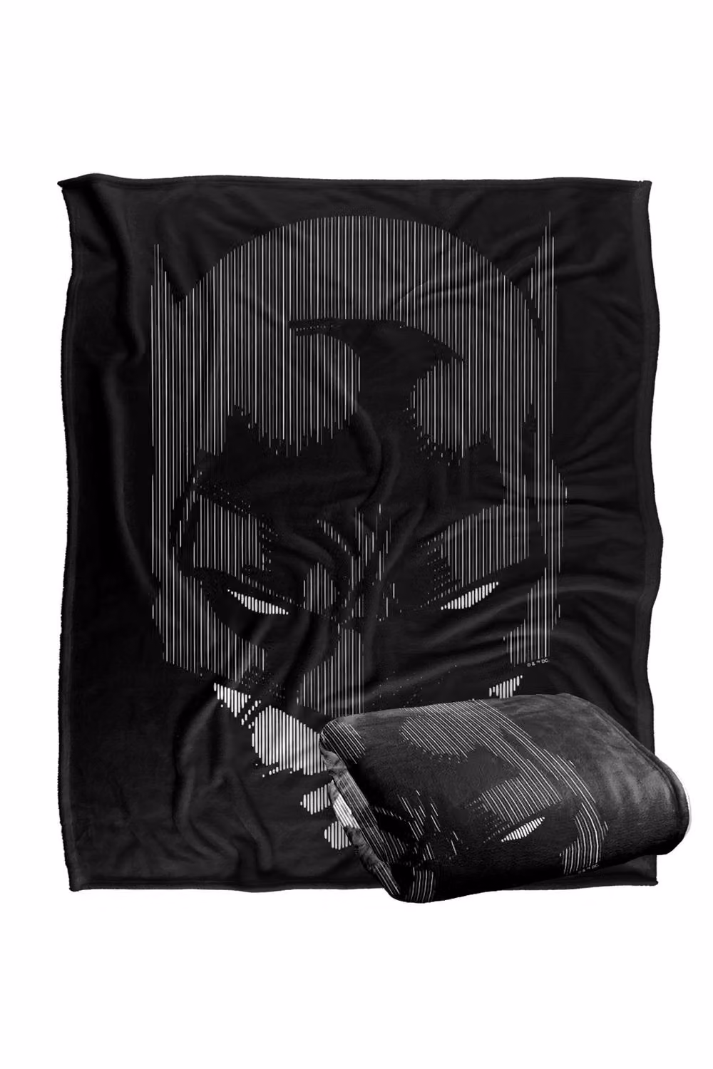 Warner Bros. Batman Lines Silky Touch Super Soft Fleece Throw Blanket, Multicolour, W: 152 cm, D: 127 cm – 7