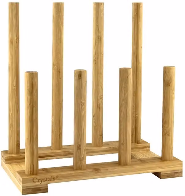 PAWNORA Bamboo Boot Storage Organiser and Shoe Rack in Sand Brown – 1