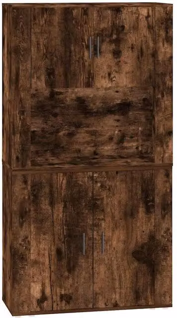 Berkfield Home Smoked Oak Highboard in Brown – 1
