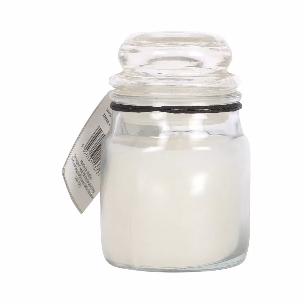 Something Different Magic Spell Happiness White Sage Candle Jar in White Glass – 2