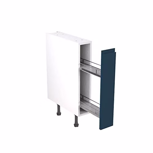 Kitchen Kit Graphite Gloss J-Pull Flatpack Base Cabinet with Soft Close Doors