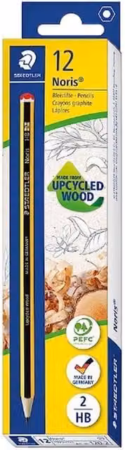 Staedtler Noris HB Graphite Pencils, Black, 12 Pack