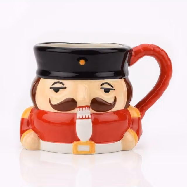 KDMD Nutcracker Multicolour Ceramic Novelty Mug