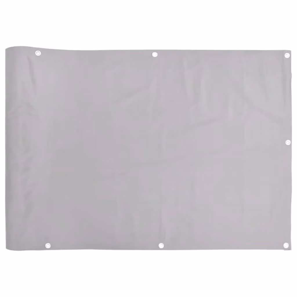 Berkfield Home Grey PVC Balcony Privacy Screen, W: 400 cm, H: 120 cm – 2