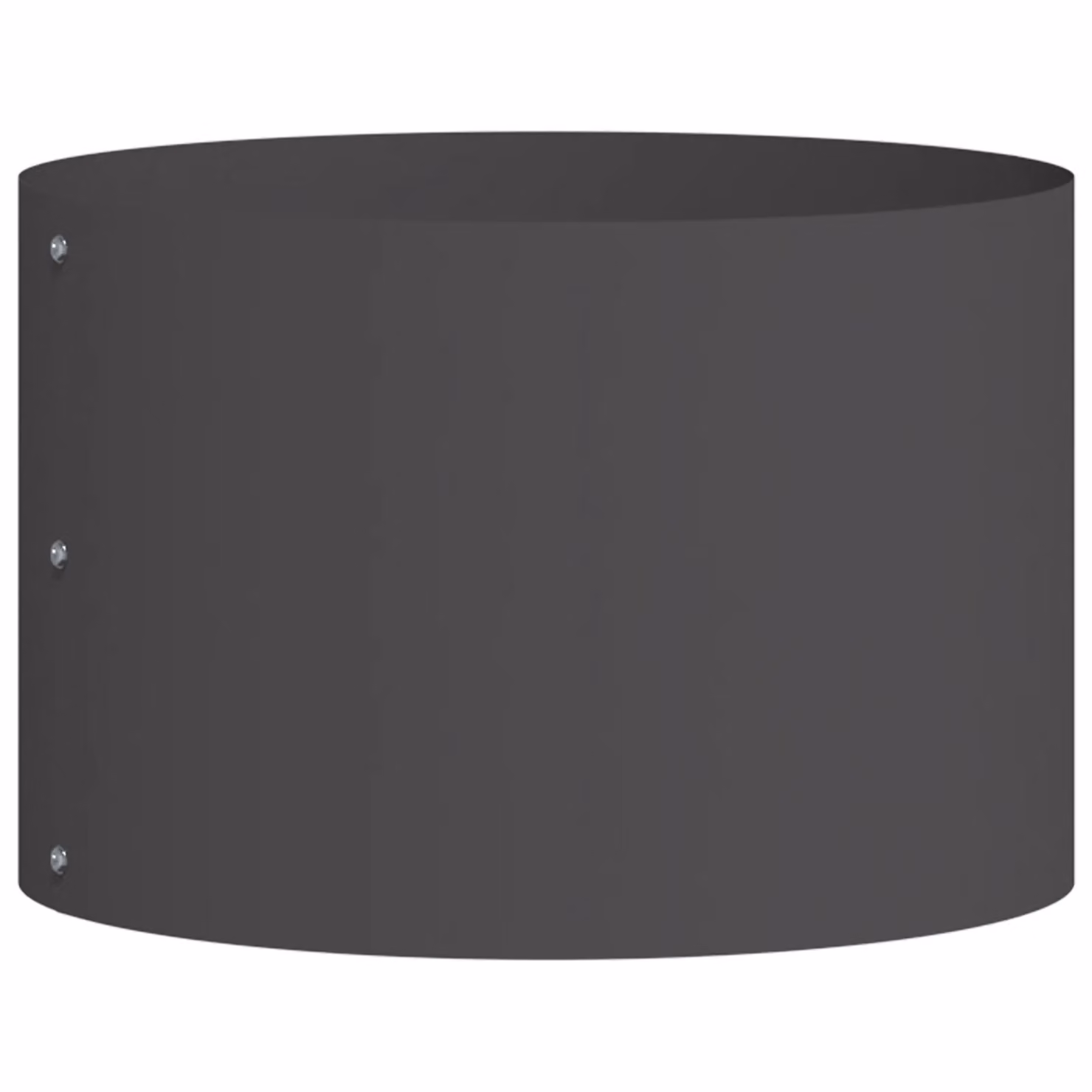 Berkfield Home Black Metal Planter Tub, W/D/H: 30 x 30 x 20 cm – 2